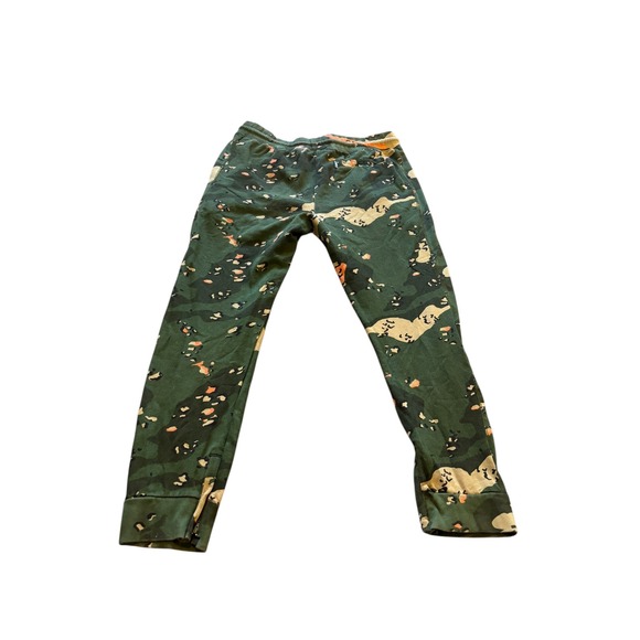Staple Camo Joggers Sweatpants Size L Green Orange Khaki Men's - Picture 8 of 13